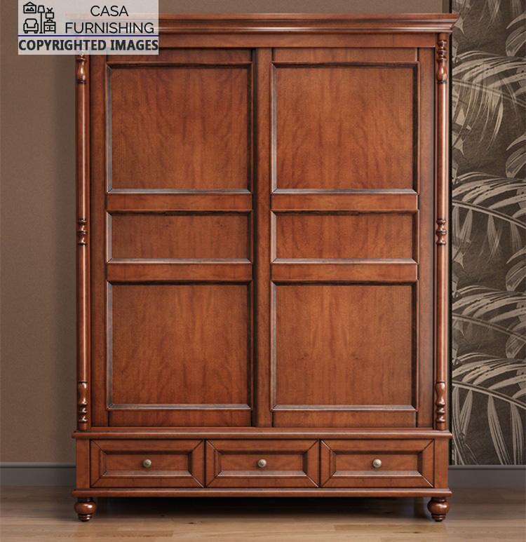 Bedroom Wardrobe Cloth Cupboard Sheesham Wood Casa Furnishing