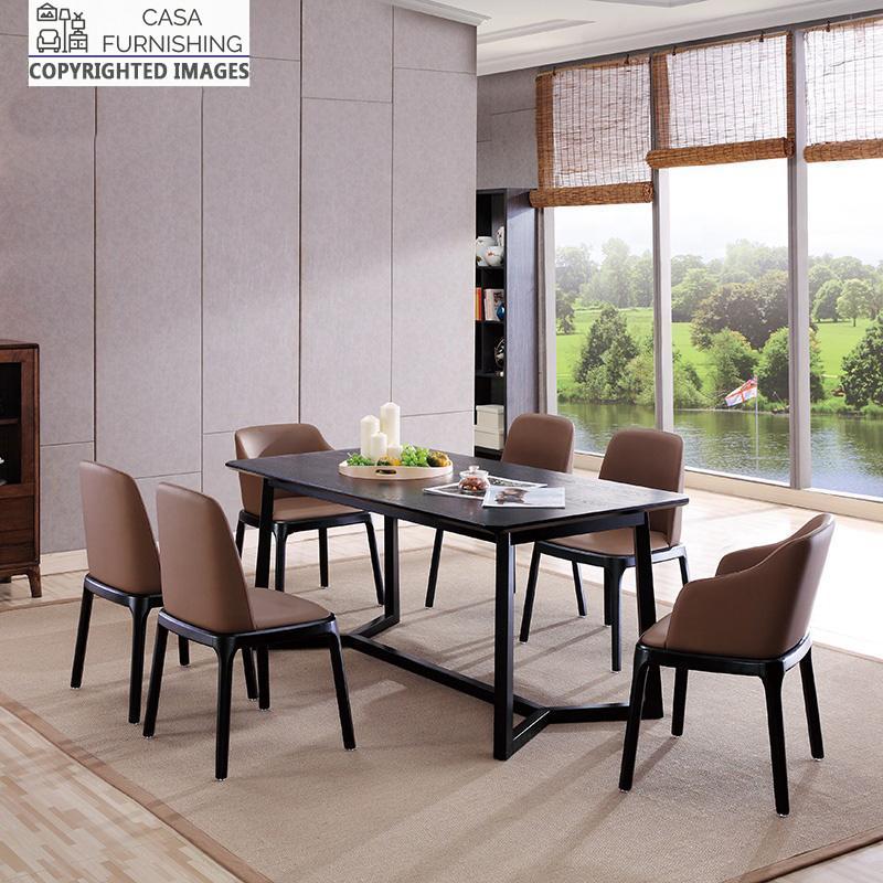Dining Table Chair Design Wooden Dining Table and Chairs Casa