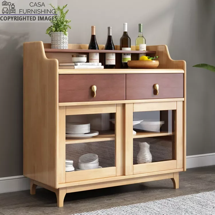 Wooden Designer Sideboard Crockery Unit Casa Furnishing