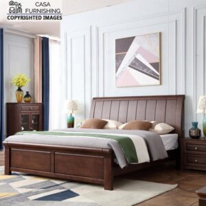 Modern Bed Design | Wooden Bed in Sheesham Wood | King/Queen Size