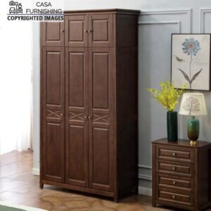 Wooden Almirah | 3 Door Wardrobe | Sheesham Wood