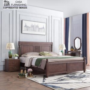 Modern Bed | Wooden Double Bed Price for King/ Queen Size