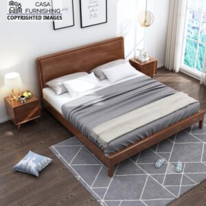 Simple Bed Design | Wooden Bed Frame | Sheesham Wood | King/Queen