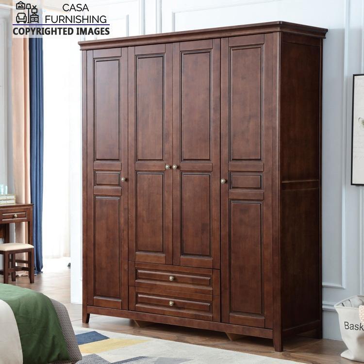 Wardrobe with Drawers Wooden Cupboard Price Casa Furnishing