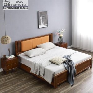Modern Wood Bed | Wooden Double Bed Design Sheesham Wood | King/Queen