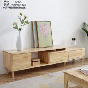 European Style Wooden TV Cabinet