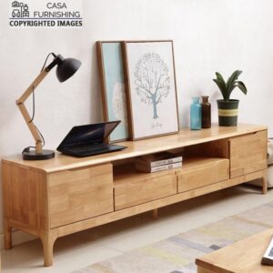 Designer Entertainment Unit with 2 Drawers and 2 doors