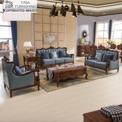 Leather Sofa Set | Royal Sofa Set Design for Living Room| Chesterfield