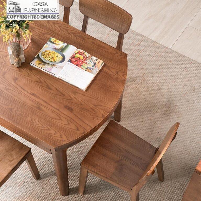 Wooden Dining Table 4 Seater Contemporary Dining Table Set Casa