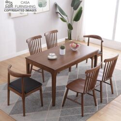 Dining Table Chair Set | Modern Dining Room Sets | Sheesham Wood | in All Sizes