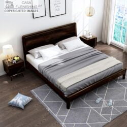 Simple Bed Design | Wooden Bed Frame | Sheesham Wood | King/Queen